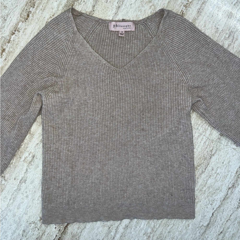 Beige Sweater size SMALL